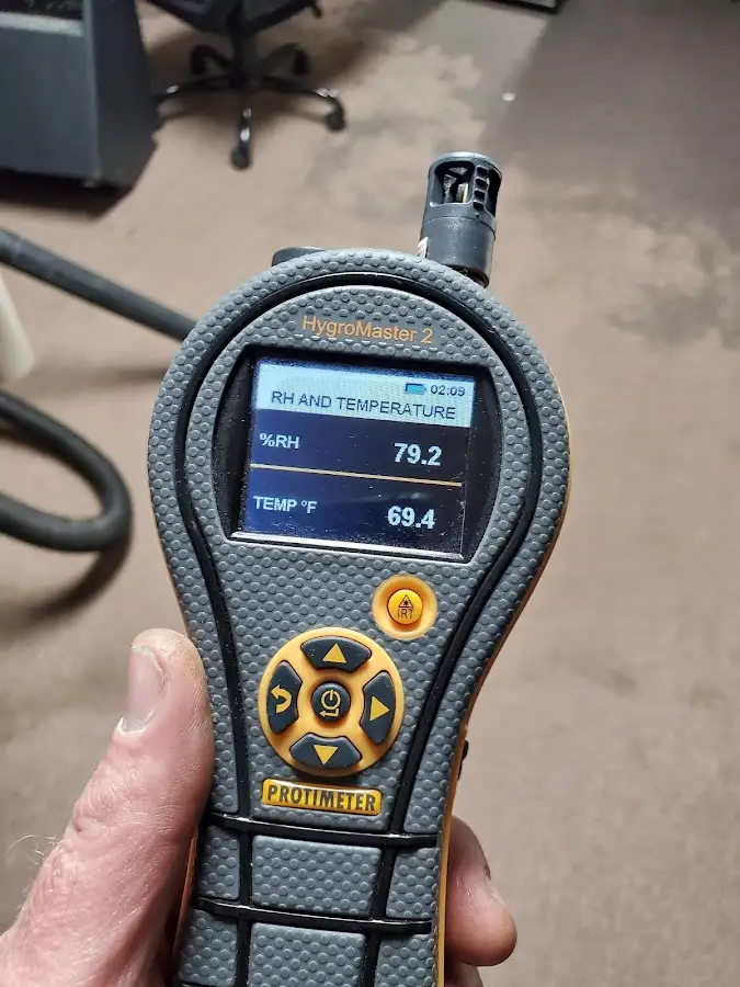Moisture meter humidity assessment for Mold Remediation & Removal in Bee Cave